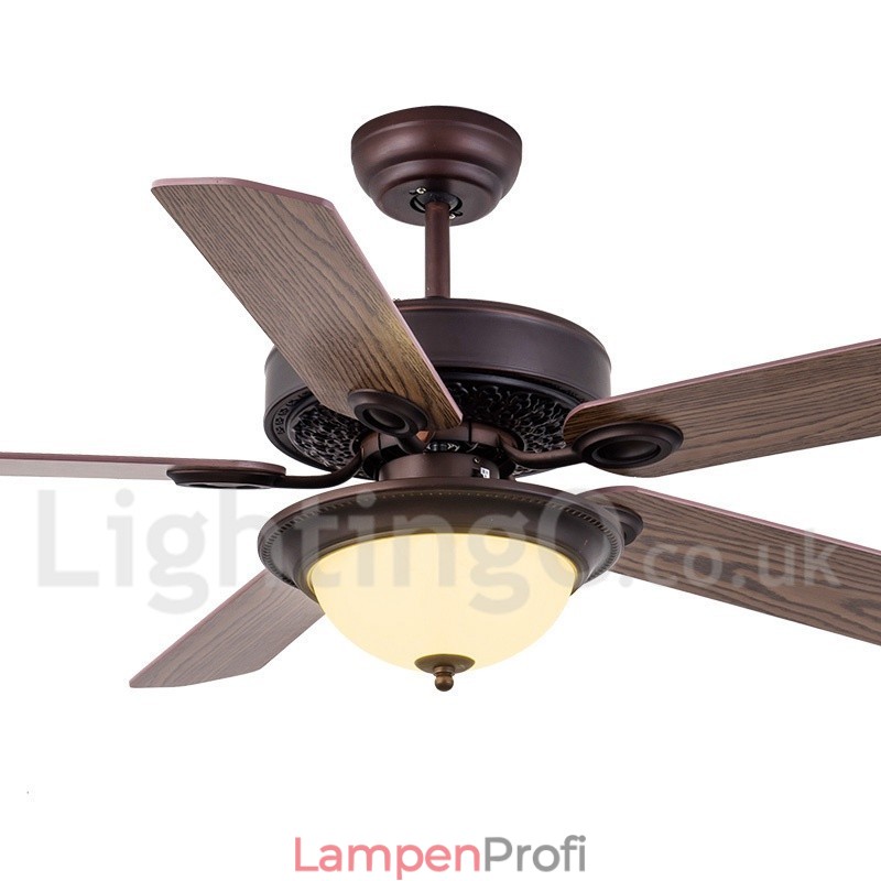 42“ 48“ 52“ Country Retro Rustikal Lodge Vintage Deckenventilator