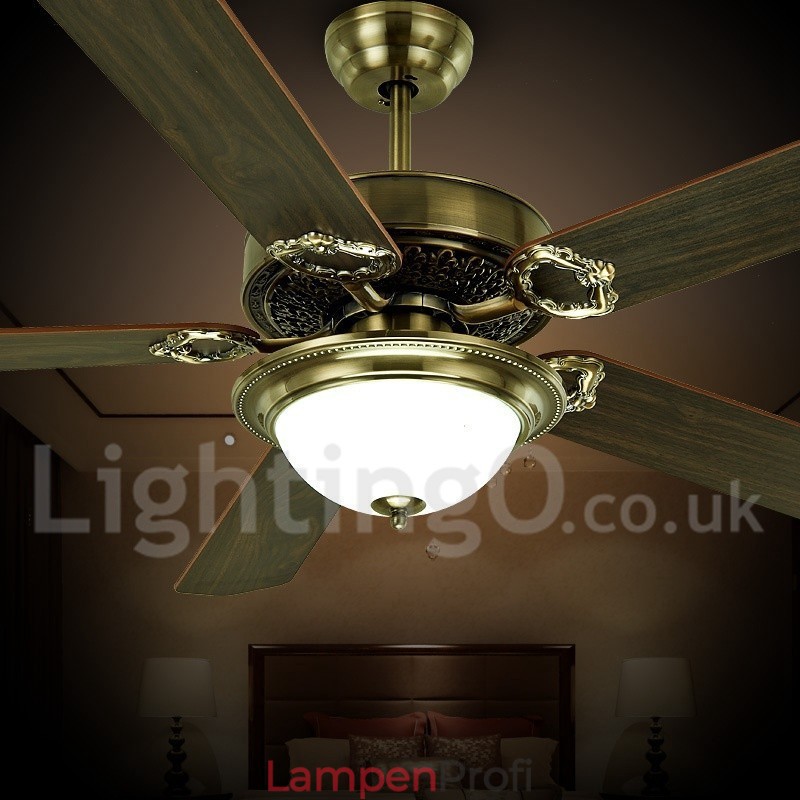 48“ 52“ Country Retro Rustikal Lodge Vintage Deckenventilator