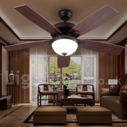 52“ Country Retro Rustikaler Lodge Vintage Deckenventilator