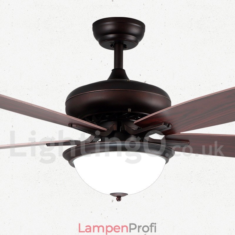 52“ Country Retro Rustikaler Lodge Vintage Deckenventilator