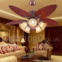48“ Country Retro Rustikaler Lodge Vintage Deckenventilator