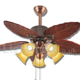 48“ Country Retro Rustikaler Lodge Vintage Deckenventilator