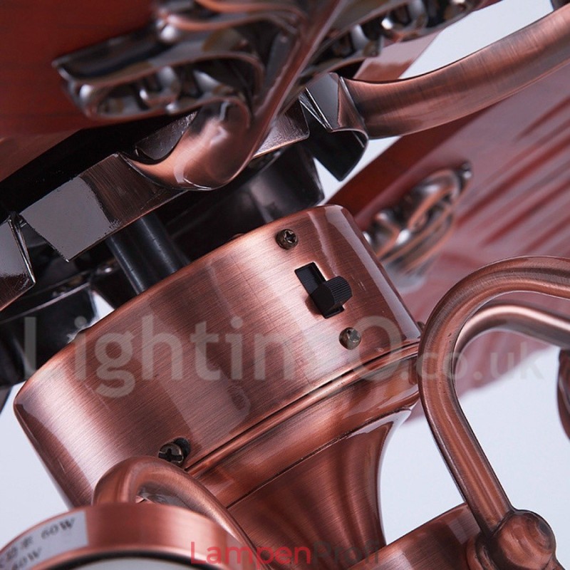 48“ Country Retro Rustikaler Lodge Vintage Deckenventilator