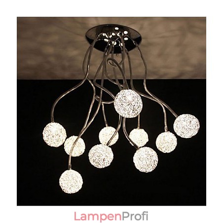 Einfache Eisen Decke Runde Eisen Kreative lampe lampe Aluminium Draht lampe