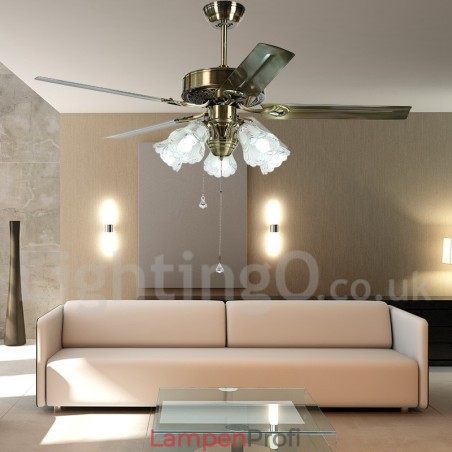 52“ Vintage-Deckenventilator im europäischen Stil 52“ Vintage-Deckenventilator im europäischen Stil