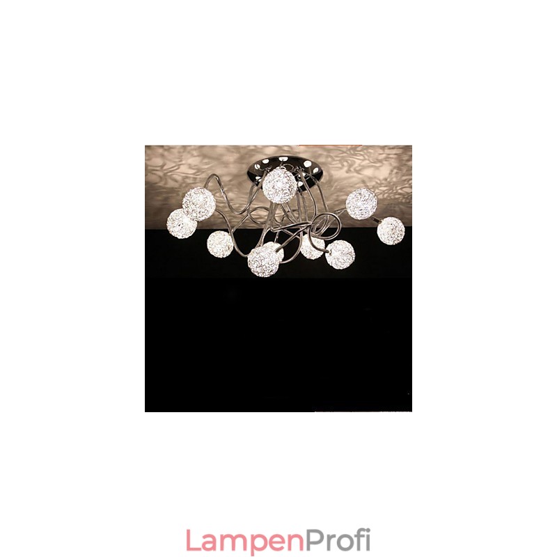 Einfache Eisen Decke Runde Eisen Kreative lampe lampe Aluminium Draht lampe