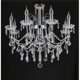 Elegant Crystal Chandelier with 9 Lights