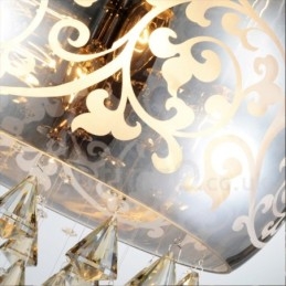 Moderne zeitgenössische Kristallbeleuchtung Pendelleuchte