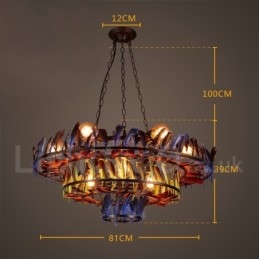 Retro Steel Lighting Store Pendelleuchte Kronleuchter