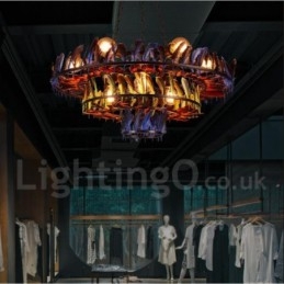 Retro Steel Lighting Store Pendelleuchte Kronleuchter