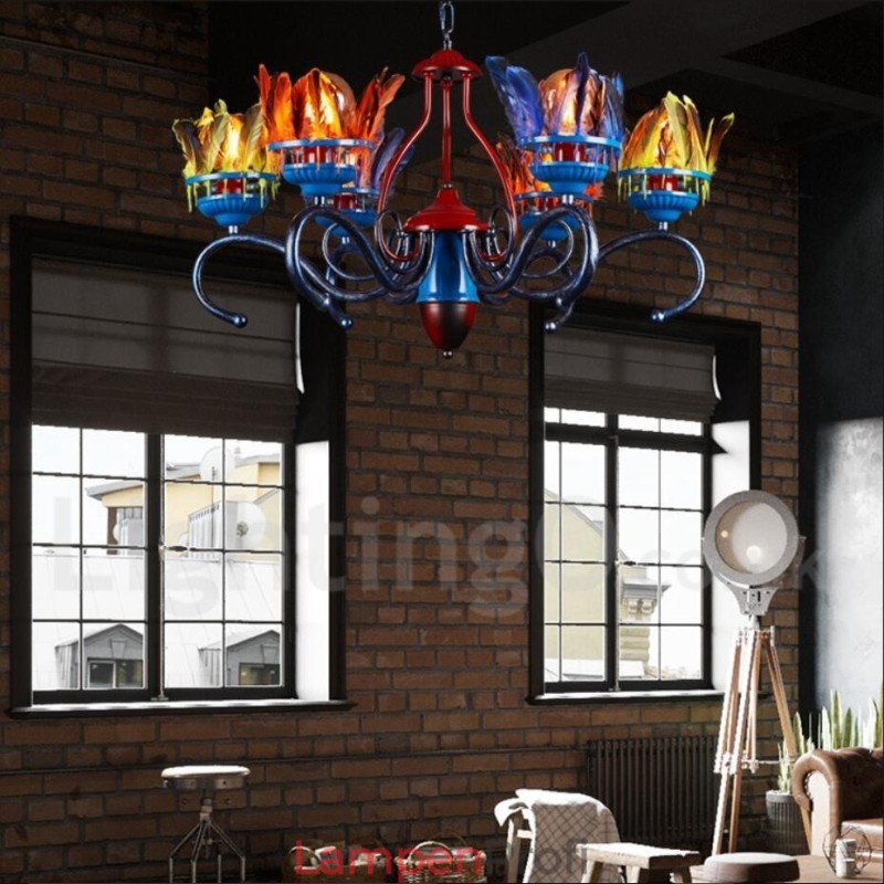 Retro Steel Lighting Store Pendelleuchte Kronleuchter