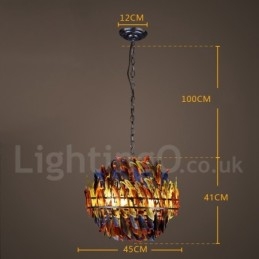 Retro Steel Lighting Store Pendelleuchte Kronleuchter