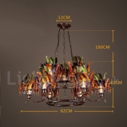 Retro Steel Lighting Store Pendelleuchte Kronleuchter