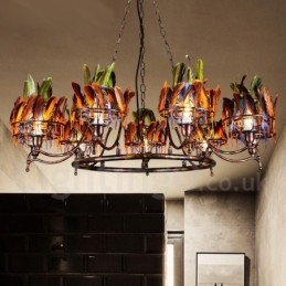 Retro Steel Lighting Store Pendelleuchte Kronleuchter