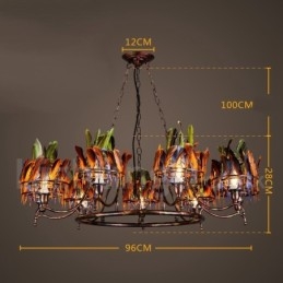 Retro Steel Lighting Store Pendelleuchte Kronleuchter