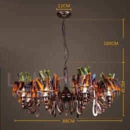 Retro Steel Lighting Store Pendelleuchte Kronleuchter