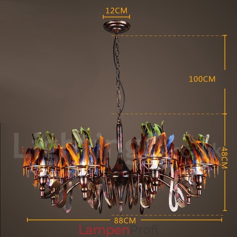 Retro Steel Lighting Store Pendelleuchte Kronleuchter