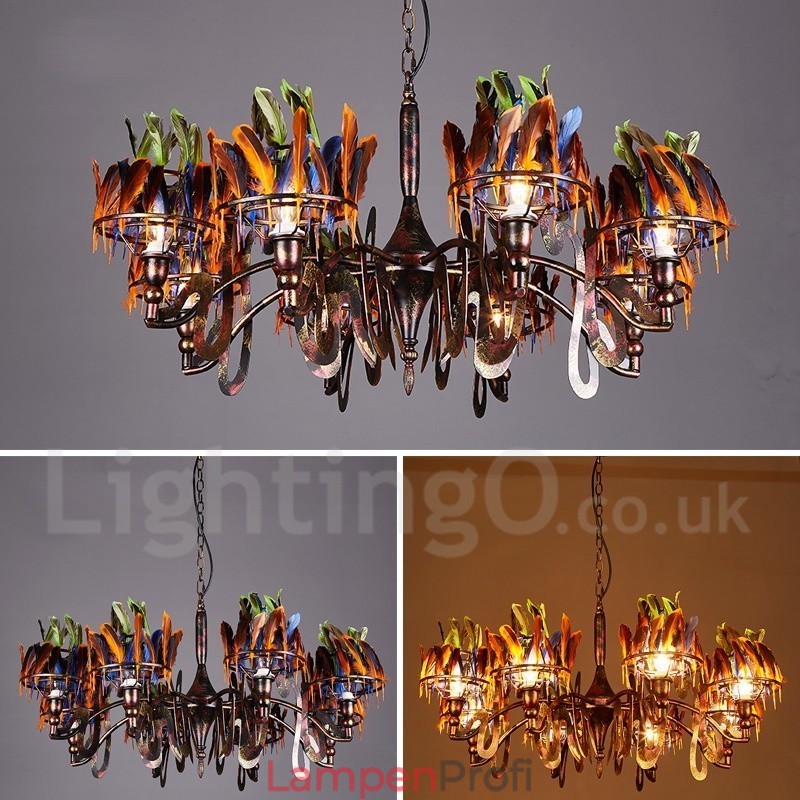 Retro Steel Lighting Store Pendelleuchte Kronleuchter
