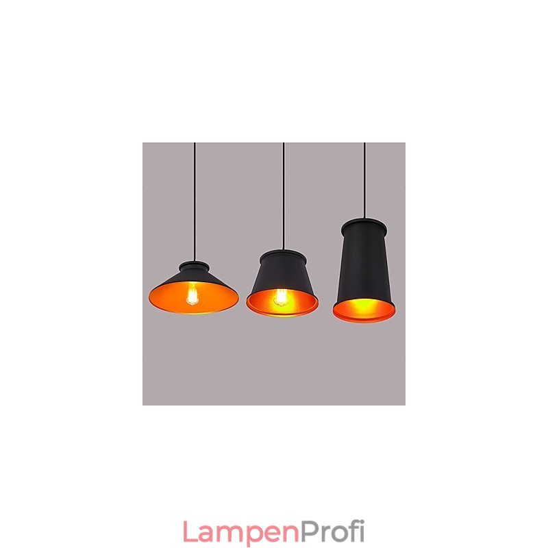 Kronleuchter im Mini-Stil, modernes zeitgenössisches Metall, 3-flammige Pendelleuchte