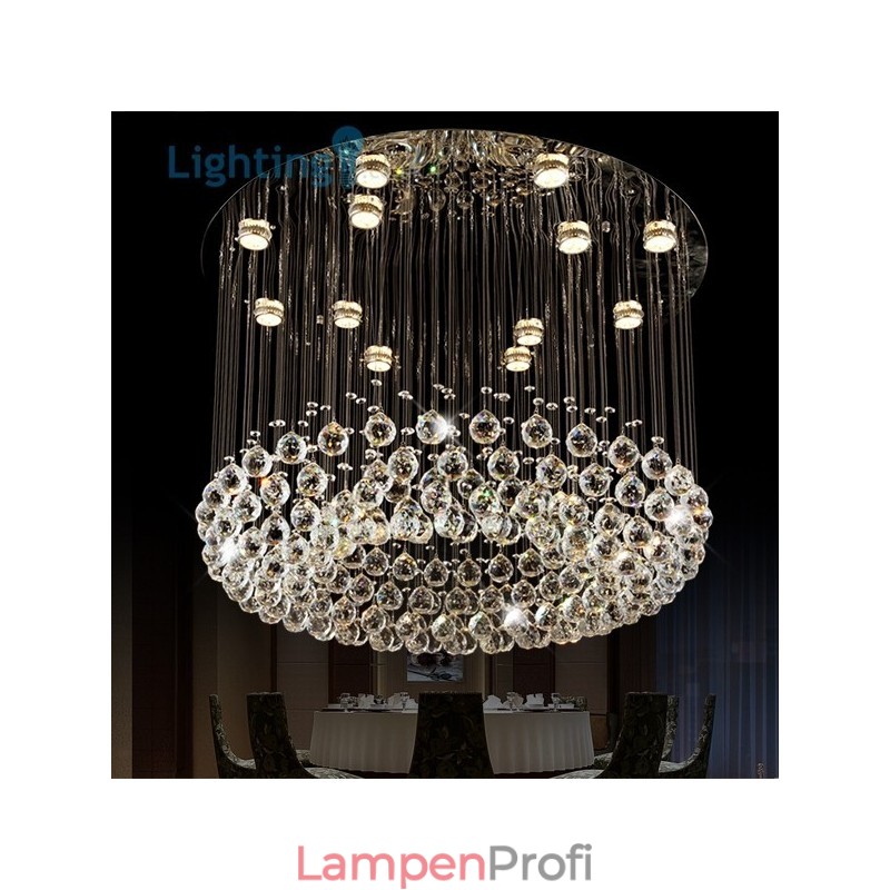 Kristall Kronleuchter Moderne Vogel Nest Luxus Duplex Decke Lampe