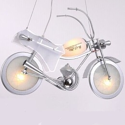 Motorradlampe Cartoon-Beleuchtung Junge Lampe Kinderlampen