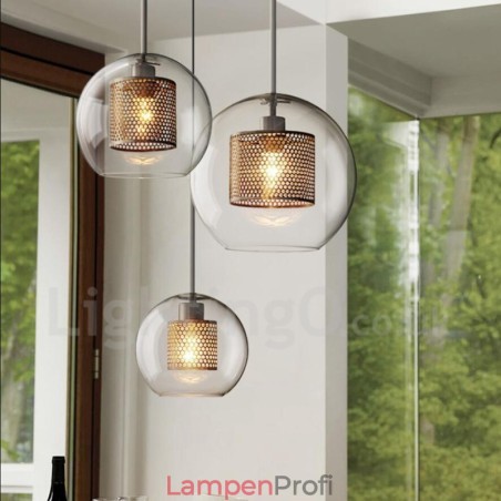 Moderne minimalistische nordische Stil Dekoration Café Glaskugel Einzelkopf Pendelleuchte Moderne minimalistische nordische Stil Dekoration Café Glaskugel Einzelkopf Pendelleuchte