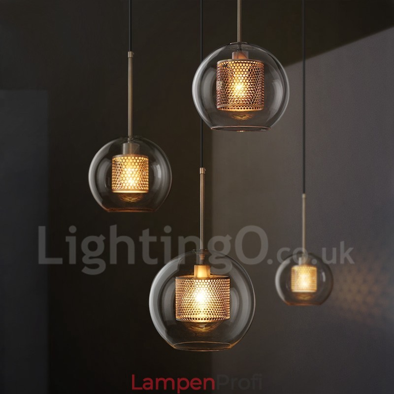 Moderne minimalistische nordische Stil Dekoration Café Glaskugel Einzelkopf Pendelleuchte