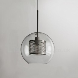 Moderne minimalistische nordische Stil Dekoration Café Glaskugel Einzelkopf Pendelleuchte