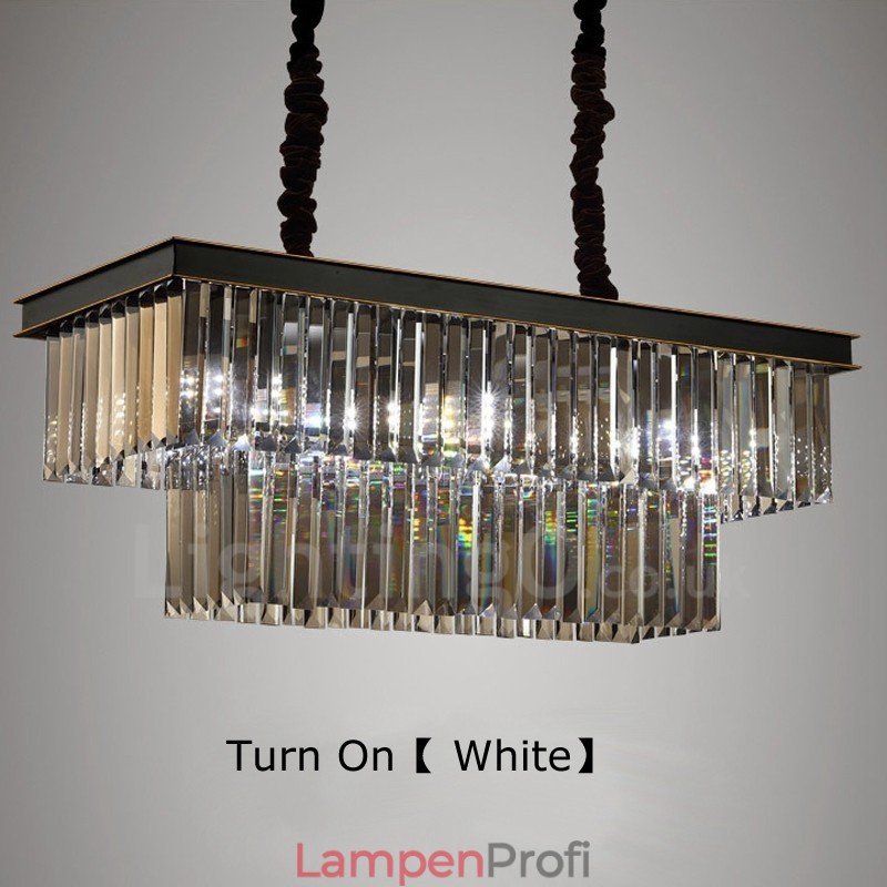 Retro Kristall Pendelleuchte Cafe Ausstellungshalle