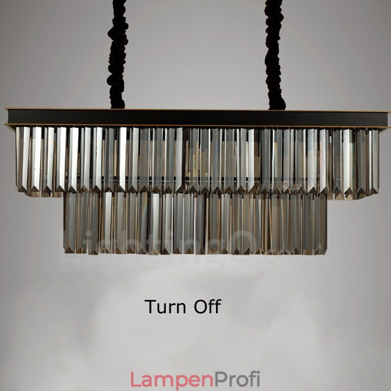 Retro Kristall Pendelleuchte Cafe Ausstellungshalle