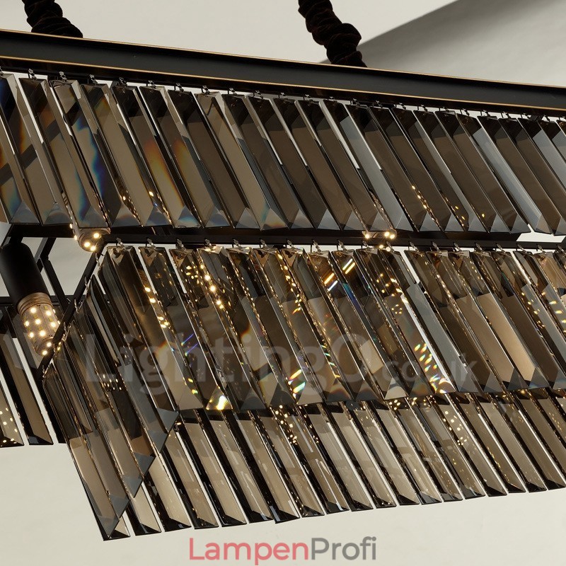 Retro Kristall Pendelleuchte Cafe Ausstellungshalle