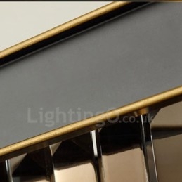 Retro Kristall Pendelleuchte Cafe Ausstellungshalle