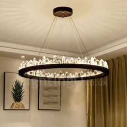 Kristall Pendelleuchte Mode Exquisite Kreis Design