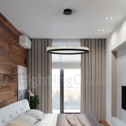 Kristall Pendelleuchte Mode Exquisite Kreis Design