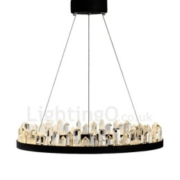 Kristall Pendelleuchte Mode Exquisite Kreis Design