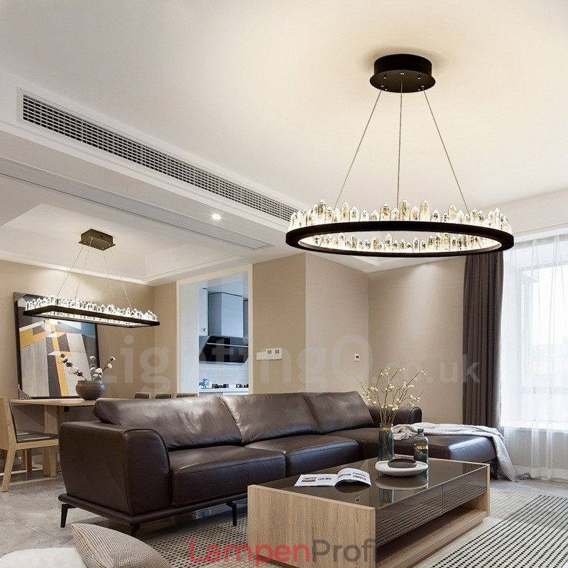 Kristall Pendelleuchte Mode Exquisite Kreis Design