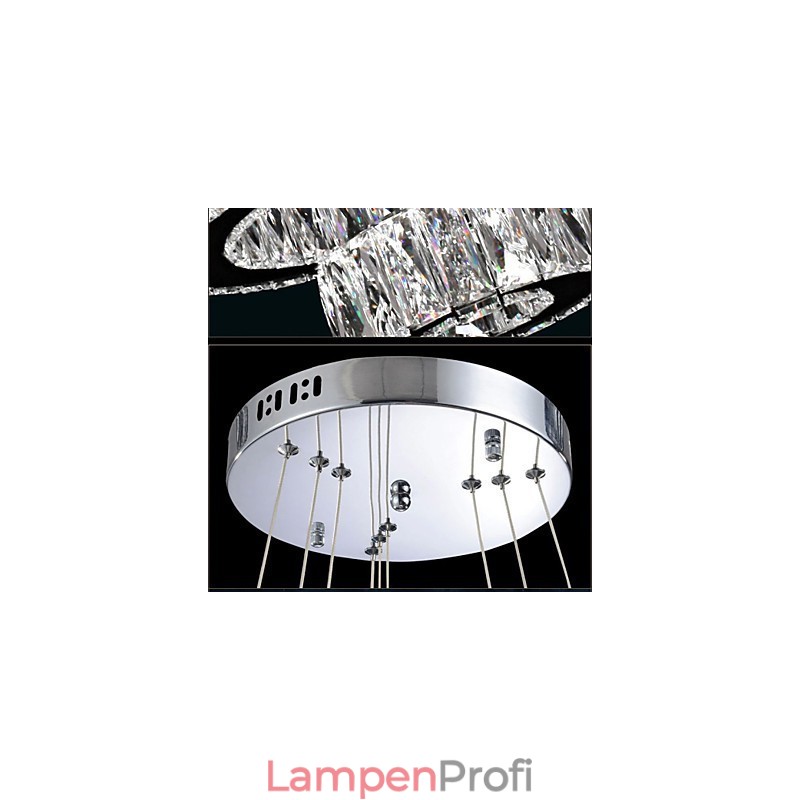Crystal Chandelier Lights Modern Lighting Two Rings D2040 K9 Large Crystal Home Ceiling Light Fixtures
