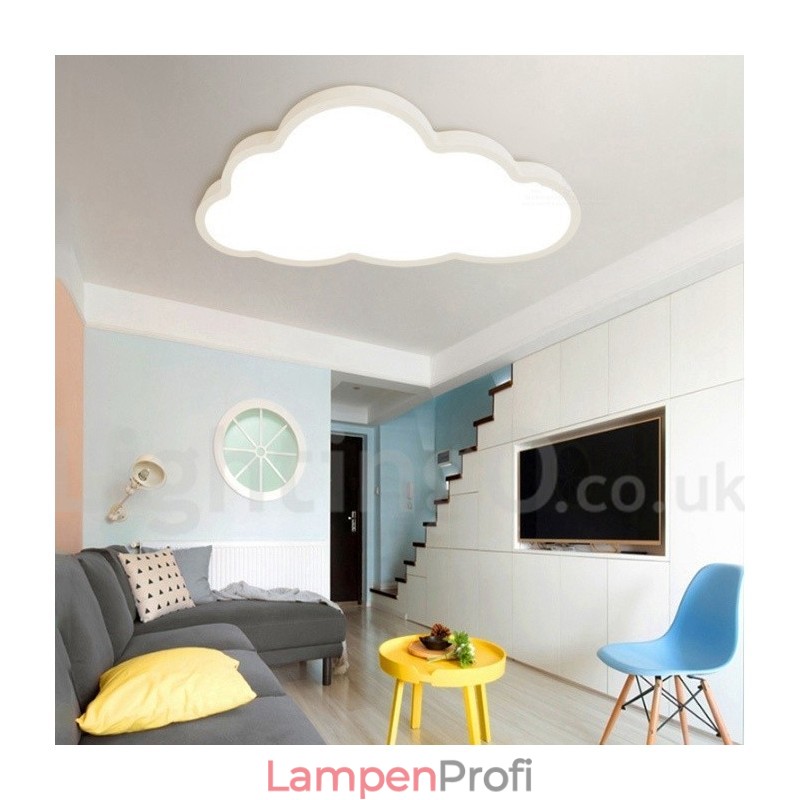 Ultradünne, dimmbare, moderne Deckenleuchten im zeitgenössischen nordischen Stil mit Acrylschirm und Fernbedienung, können auch als Wandleuchte verwendet werden.
