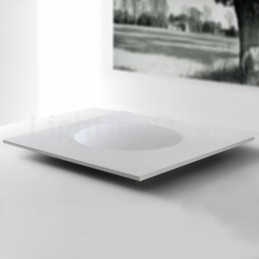 Moderne, stilvolle, dünne, quadratische Deckenleuchte