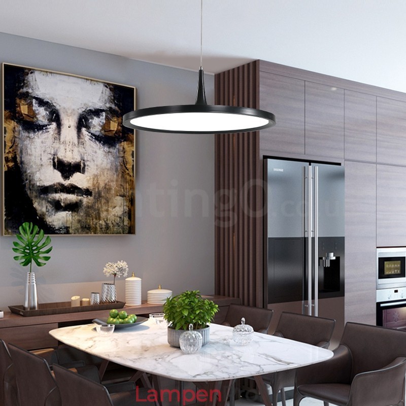 Ultradünne Pendelleuchte im nordischen Stil mit einem Kopf