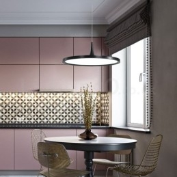 Ultradünne Pendelleuchte im nordischen Stil mit einem Kopf