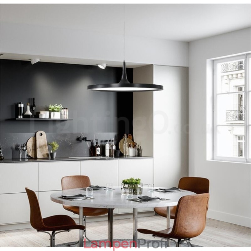 Ultradünne Pendelleuchte im nordischen Stil mit einem Kopf