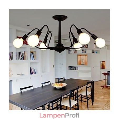 Loft Amerikanischen Vintage Decke Licht Mode Lichter Lichter Eisen Decke Lampe