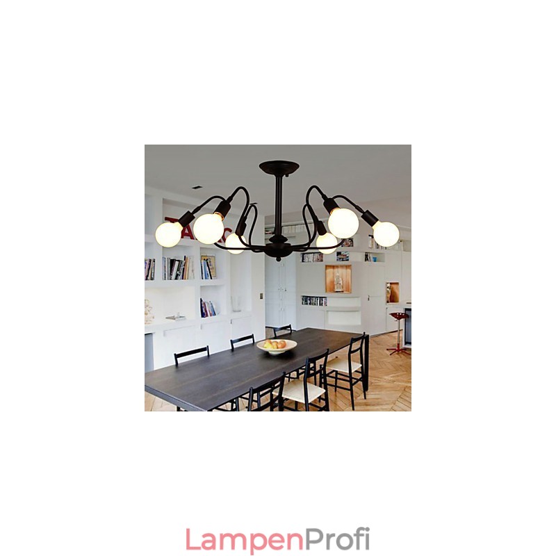 Loft Amerikanischen Vintage Decke Licht Mode Lichter Lichter Eisen Decke Lampe