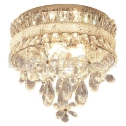 Günstige moderne 40CM runde Deckenleuchten aus Kristall