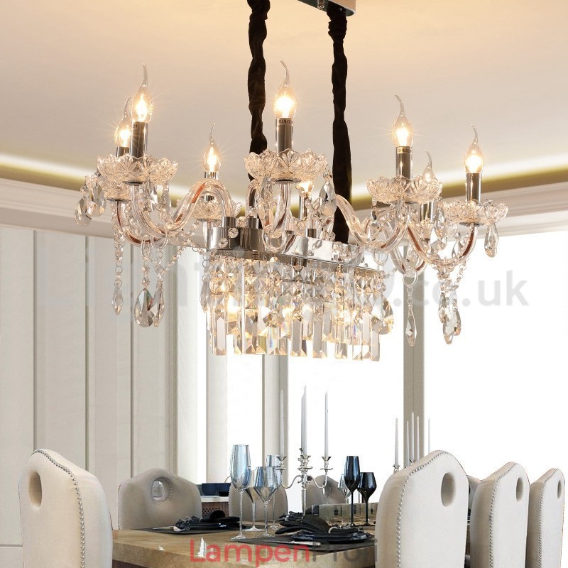 Zeitgenössischer kreativer Kerzen-Kristall-Kronleuchter