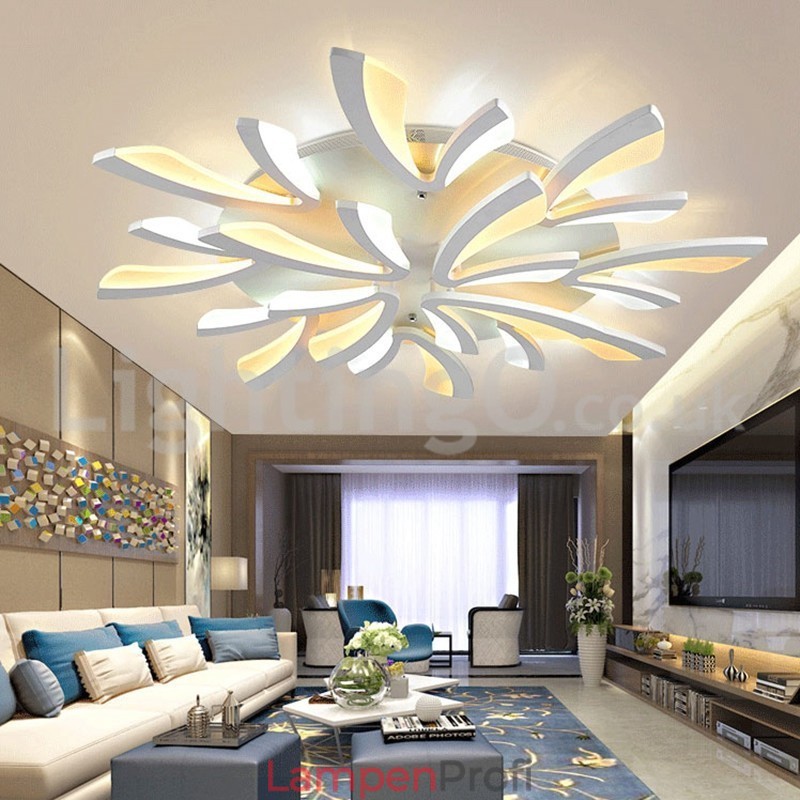 Neueste 12 Lichter Elegante Moderne Unterputz Deckenleuchten