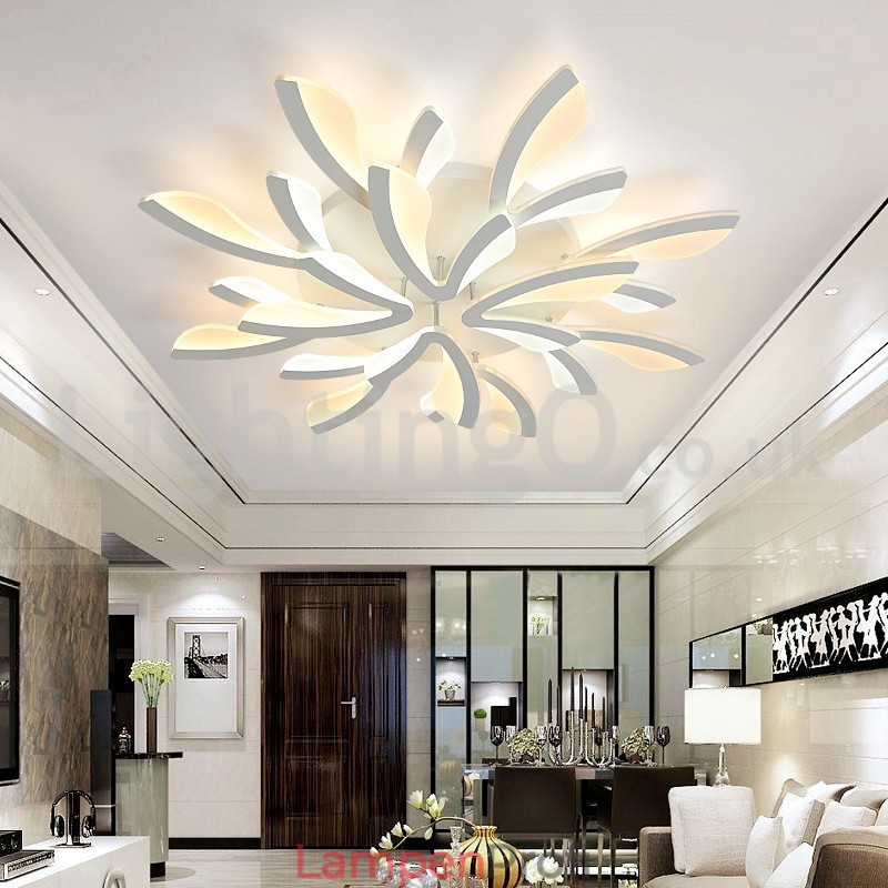 Neueste 12 Lichter Elegante Moderne Unterputz Deckenleuchten
