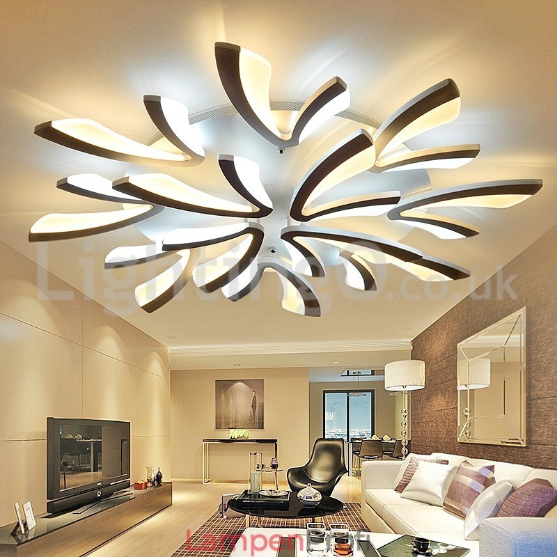 Neueste 12 Lichter Elegante Moderne Unterputz Deckenleuchten