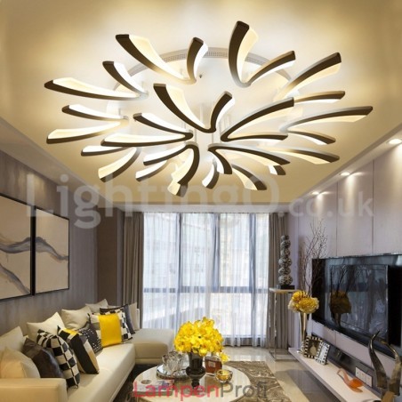 Persönlichkeit 15 Lichter Elegante Moderne Unterputz-Deckenleuchten Persönlichkeit 15 Lichter Elegante Moderne Unterputz-Deckenleuchten